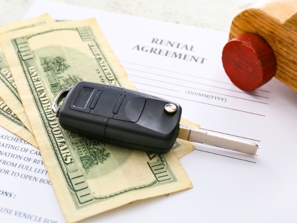 Rental Agreement and Car Key