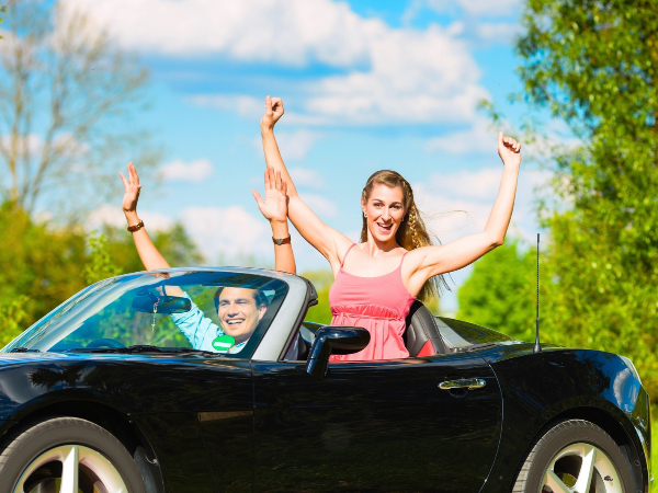 Couple on a Road Trip