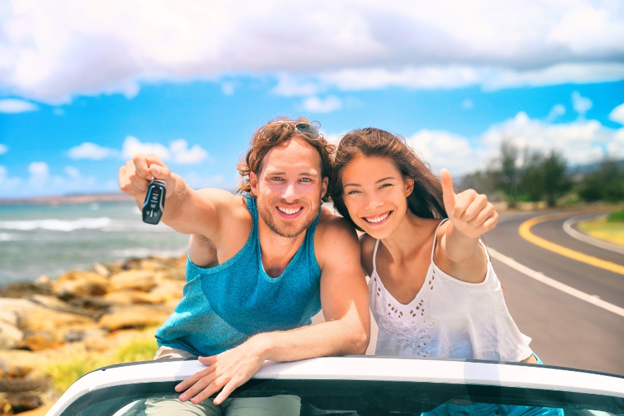 Couple on a Road Trip