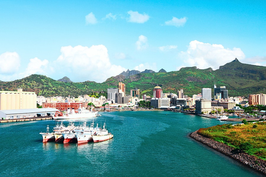 Port Louis in Mauritius