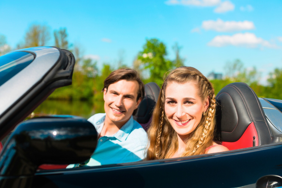 Couple on a Road Trip